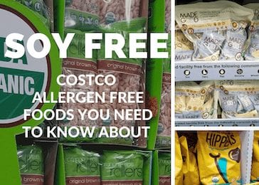 Allergen Free foods for soy free kids snack ideas from Costco