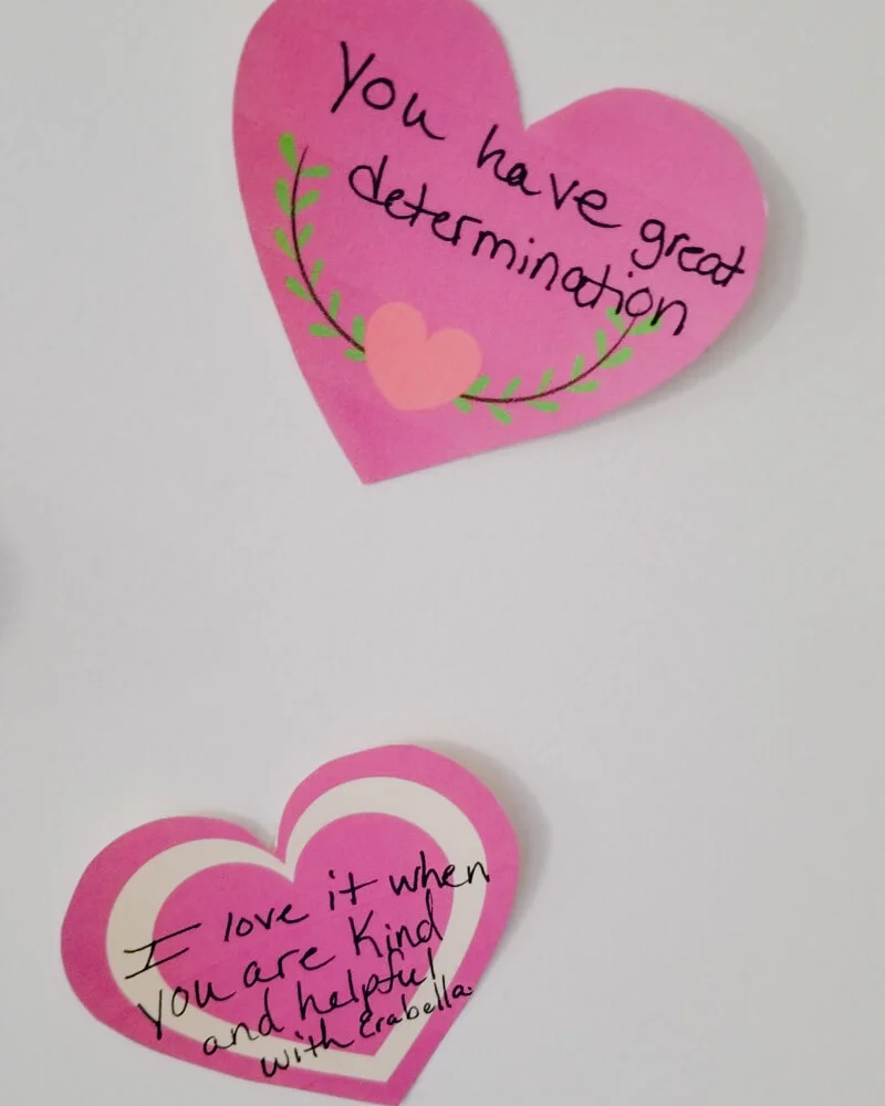free printable valentine hearts for 14 days