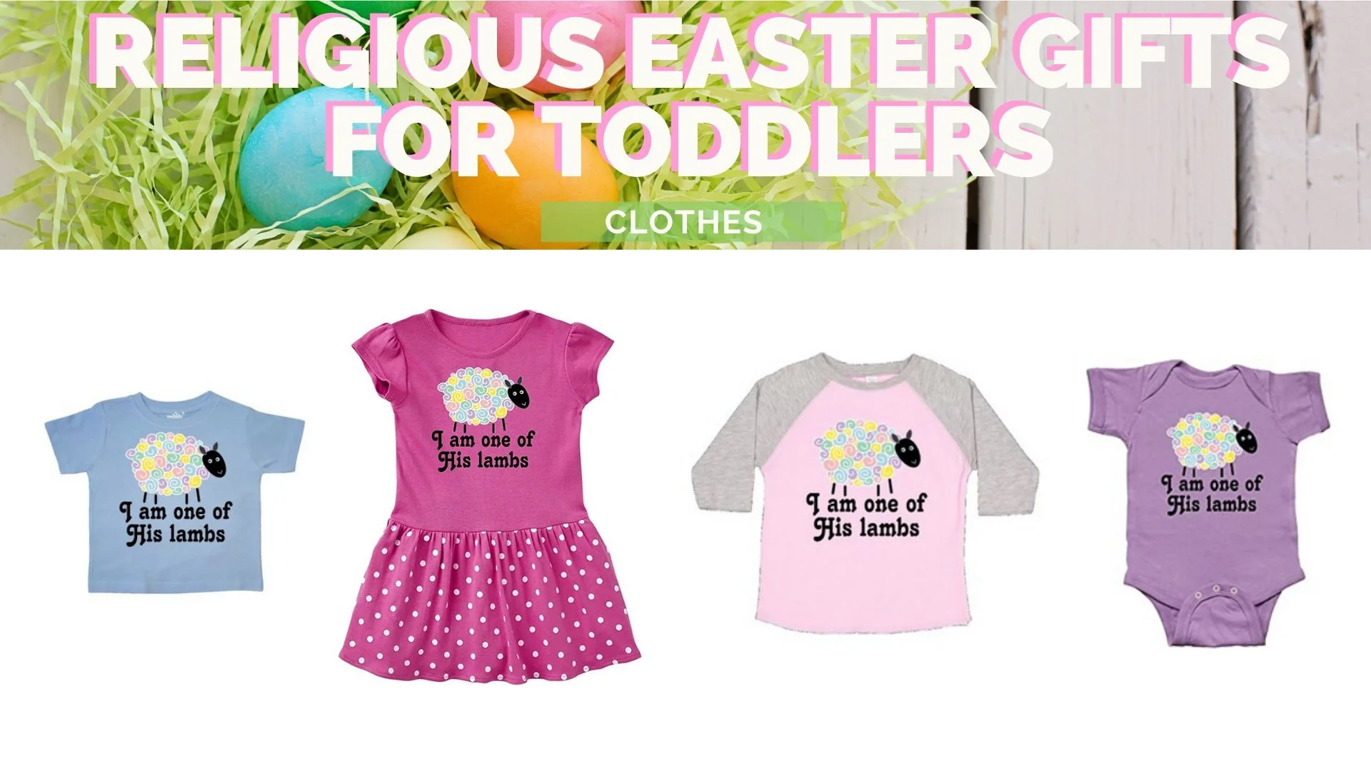 religious easter gift lamb of god clothes