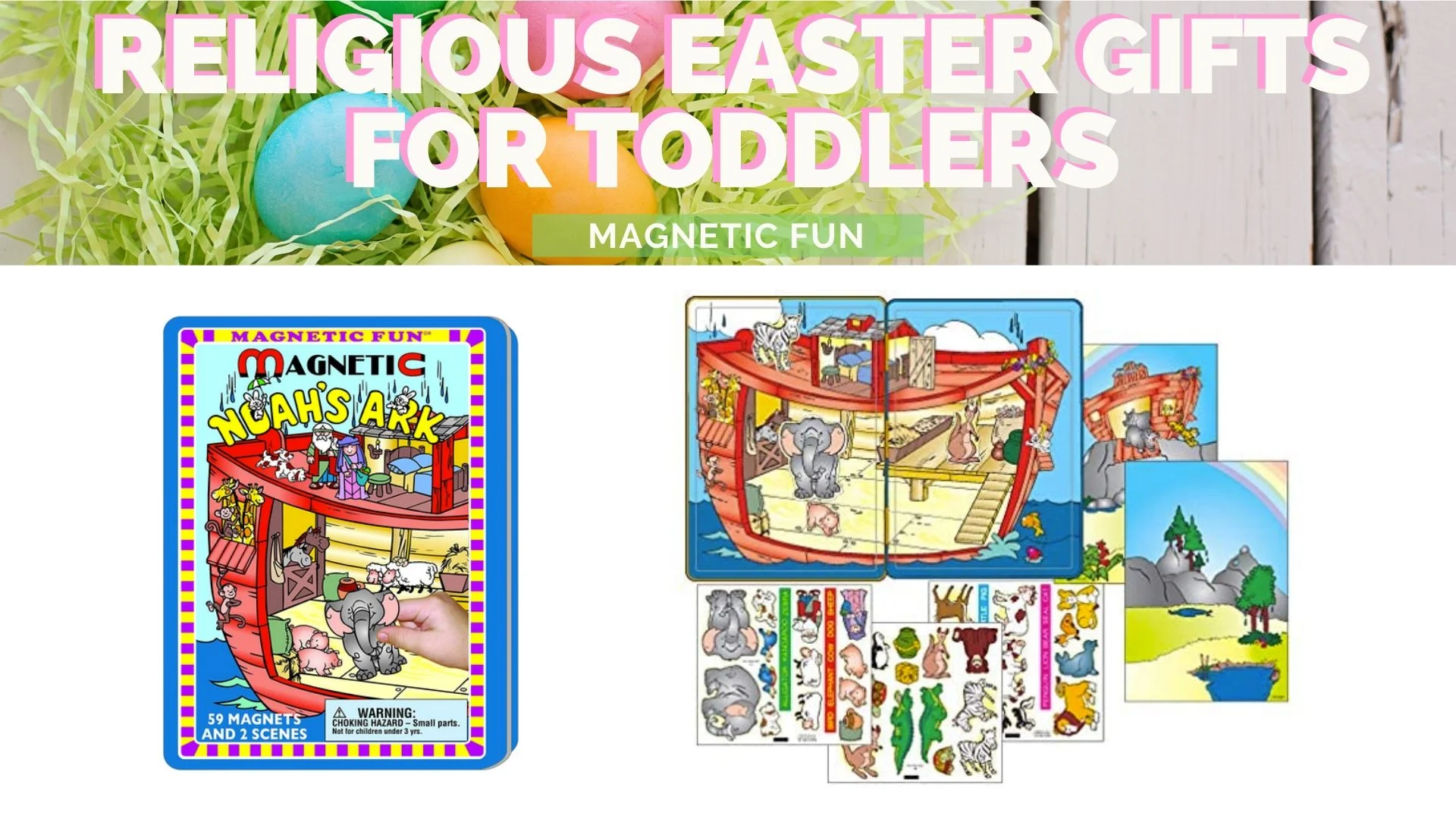 religious easter gifts for toddlers magnetic board reusable fun