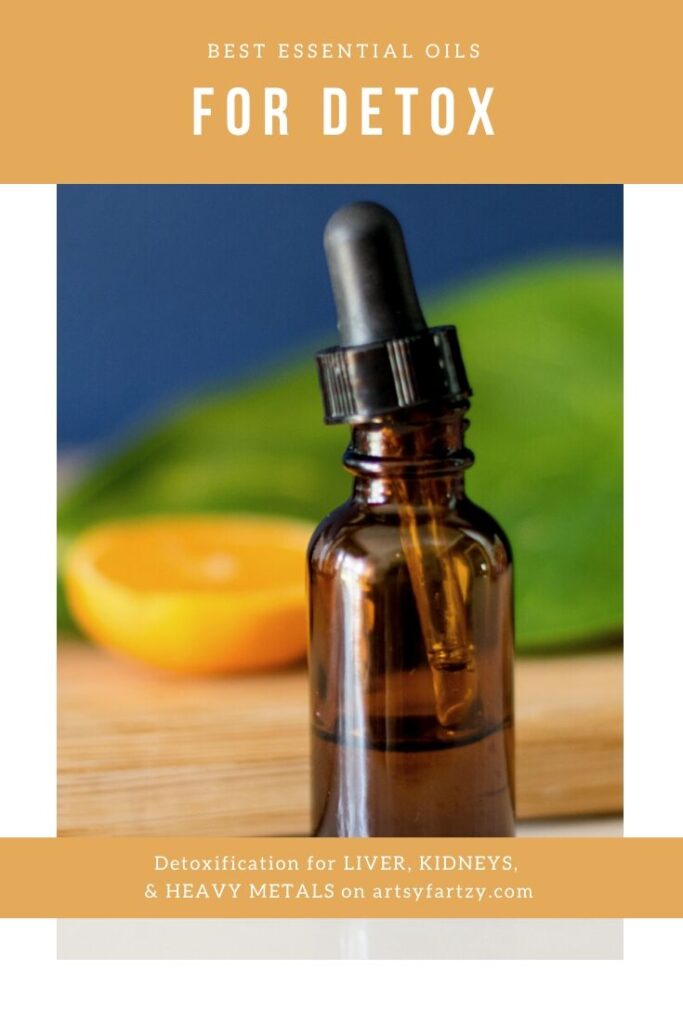 Essential oils for detox how to use them topically with a carrier oil in a dark glass container