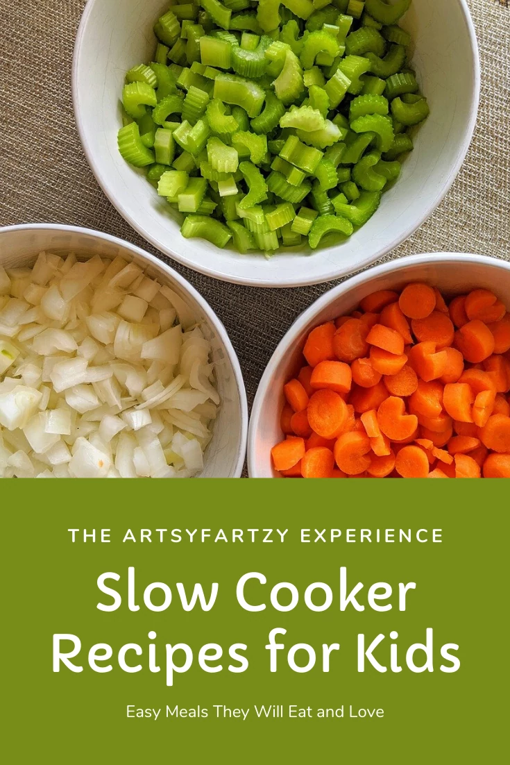 Slow cooker recipes for kids on The ArtsyFartzy Experience blog