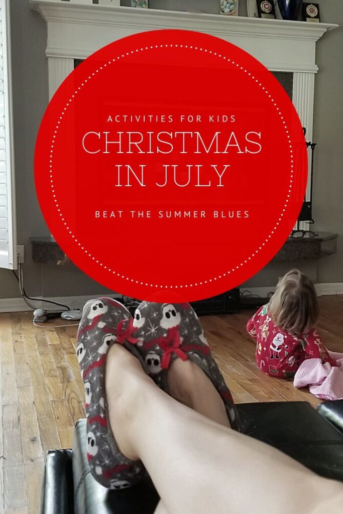 Christmas in July activities for kids on  The ArtsyFartzy Experience blog