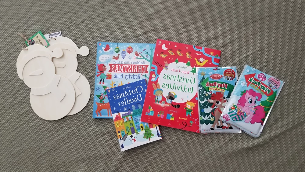 Christmas in July activity books for kids summer fun