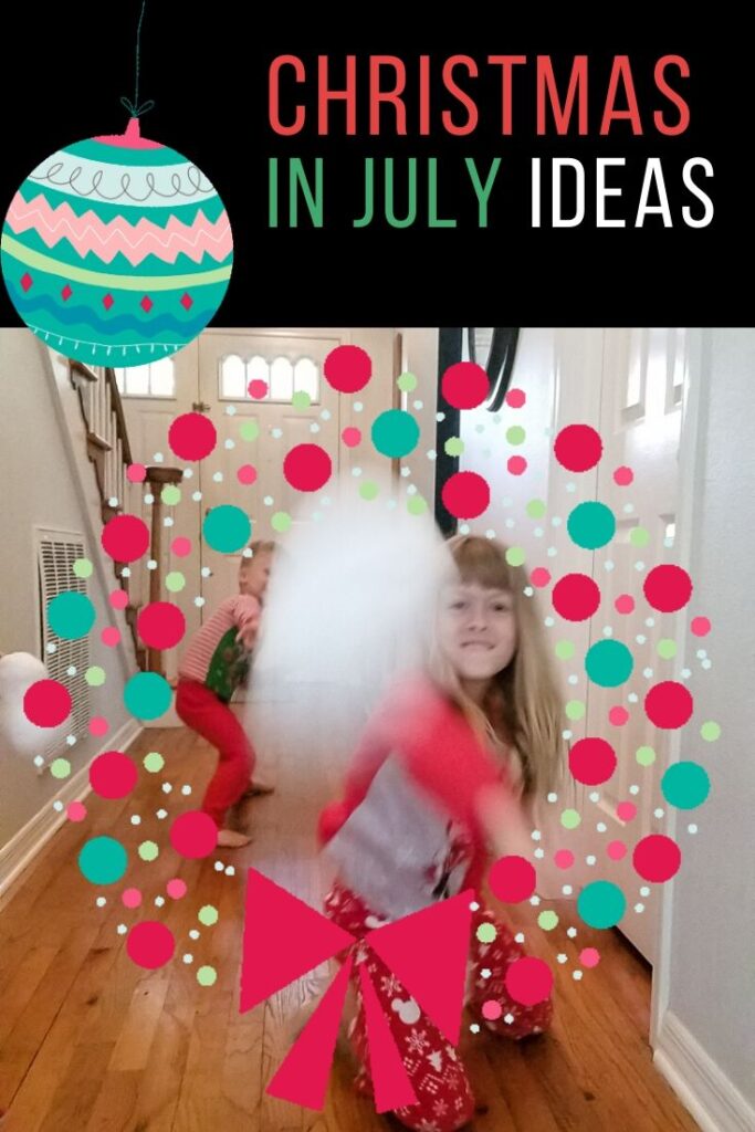 Christmas in July ideas for summer kids activities on www.artsyfartzy.com