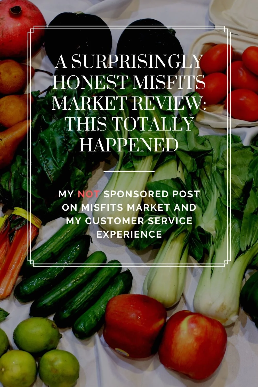 ugly produce and my Misfits Market customer service experience
