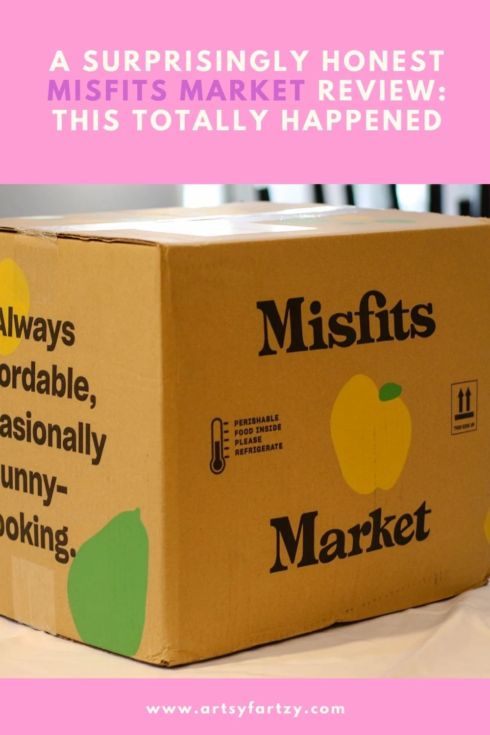 Misfits Market Review and Misfits Market Customer Service experience by www.artsyfartzy.com